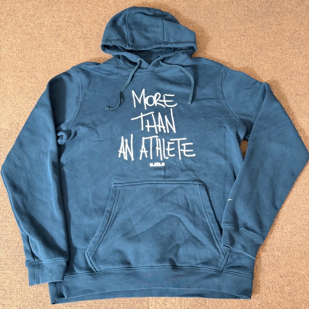 Nike LeBron James More Than An Athlete Hoodie Mens Large black gymUninterrupted